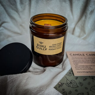 Rimu Gully Scented Beeswax Candle - Madam Coco