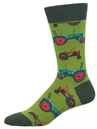 Quirky Cool Socks - 'Tractors'