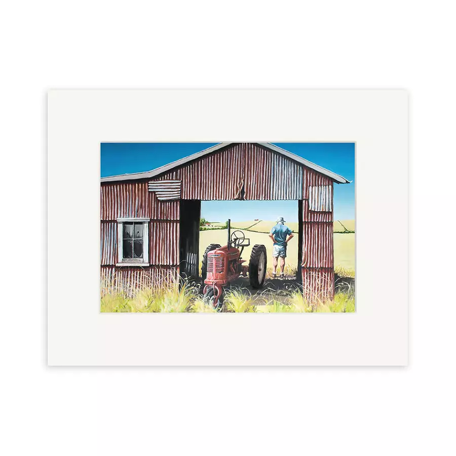 The Red Barn - A4 Print - Graham Young
